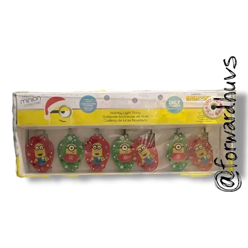 Gemmy Merry Minion Mischief Light String – LED Battery-Operated Lights